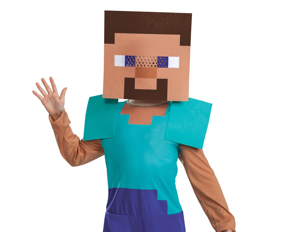 Costume Steve - Minecraft (license), size. M (7-8 year)